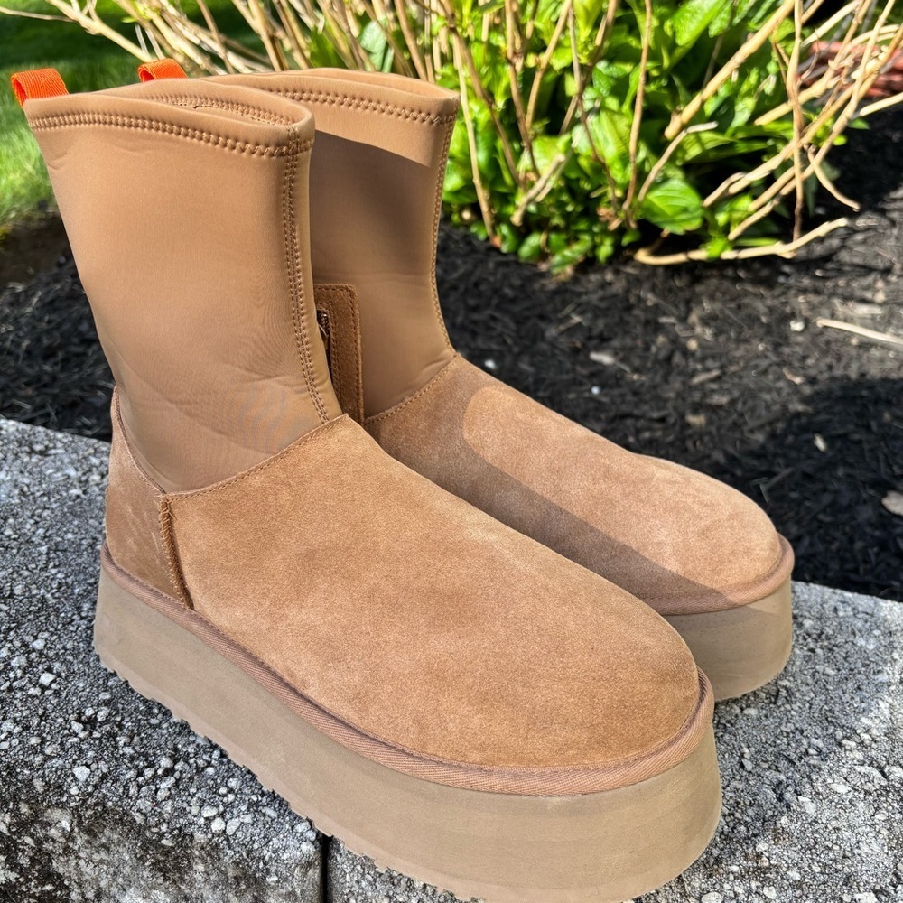 UGG NEW Classic Dipper Platform Boots Size 10